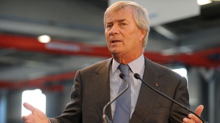 Vincent Bolloré, président du groupe du même nom, le 15 janvier 2016. (FRED TANNEAU / AFP)