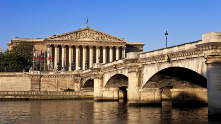 Le Palais-Bourbon, si&egrave;ge de l'Assembl&eacute;e nationale, &agrave; Paris. (BERTRAND GARDEL / HEMIS.FR / AFP)