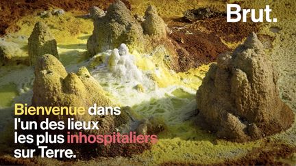 VIDEO. Le site volcanique de Dallol, l'un des lieux les plus inhospitaliers sur Terre (BRUT)