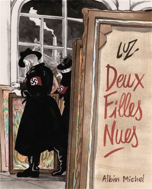 La couverture de "Deux filles nues", un roman graphique de Luz. (ALBIN MICHEL)