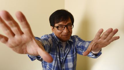 L'acteur Jackie Chan lors de la promotion de son film "Chinese Zodiac", le 16 octobre 2013, à Beverly Hills (Californie). (PHIL MCCARTEN / REUTERS)