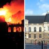 En 1994, le Parlement de Bretagne, situé à Rennes, a été ravagé par un incendie. (MAXPPP, AFP)