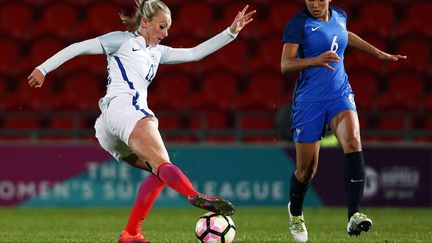 La joueuse de l'équipe de France des U20, Delphine Cascarino (n°6) lors d'un match contre l'Angleterre en octobre dernier (MATT WEST/BPI/SHUTTERST/SIPA / REX)