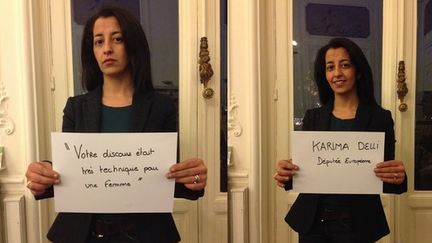 L'euro-d&eacute;put&eacute;e Karima Delli a appel&eacute; ses coll&egrave;gues&nbsp;femmes politiques &agrave; d&eacute;noncer le sexisme ordinaire dont elles ont fait l'objet au cours de leur carri&egrave;re. (SINON JE FAIS DE LA POLITIQUE / TUMBLR)