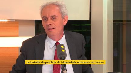 Arnaud Benedetti, spécialiste de la communication politique, professeur associé à Paris Sorbonne, invité des informés de franceinfo le mercredi 5 septembre. (FRANCEINFO)