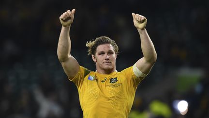 Le joueur Australien Michael Hooper, lors de la Coupe du Monde 2015 en Angleterre (GABRIEL BOUYS / AFP)