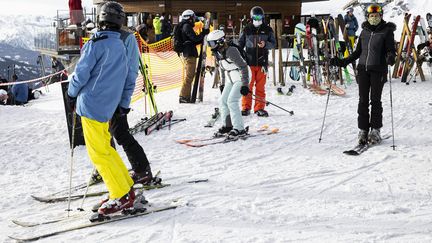 La station de ski de Verbier en Suisse, le 16 décembre 2020. (ALEXIS SCIARD / MAXPPP)