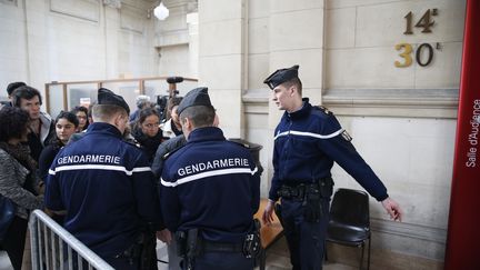 Jonathan Guyot comparaît devant le tribunal correctionnel de Paris.&nbsp; (GEOFFROY VAN DER HASSELT / AFP)