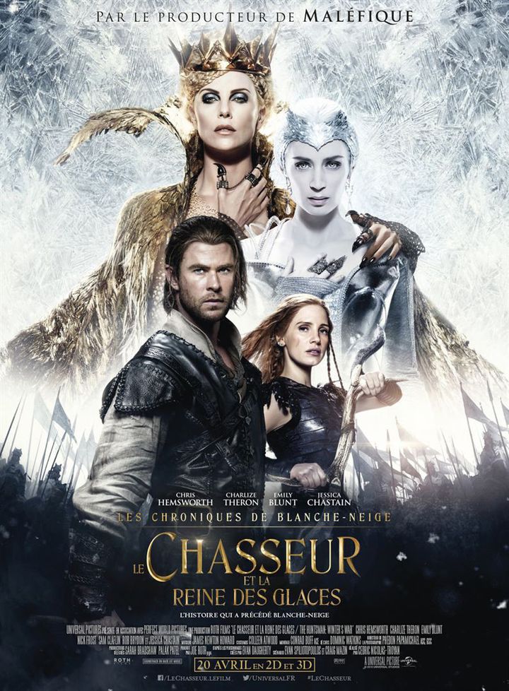 L'affiche de "Le Chasseur et la Reine des glaces" de Cedric Nicolas-Troyan
 (Universal Pictures International France)