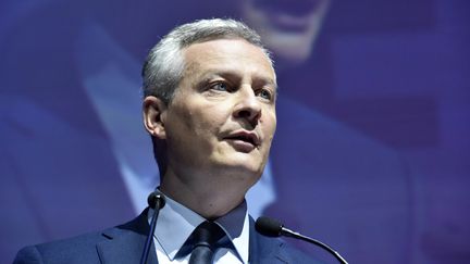 Le ministre de l'Economie, Bruno Le Maire, le 3 mai à Paris à l'occasion des Assises de l'épargne et de la fiscalité. (AVENIR PICTURES / CROWDSPARK / AFP)