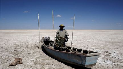 &nbsp; (Le lac Poopo, au sud de La Paz. © David Mercado/REUTERS)