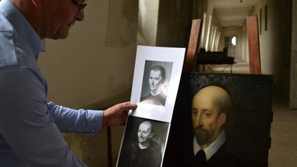 Le tableau trouvé au château de Valençay (Indre) pourrait être une oeuvre de Léonard de Vinci. (MAXPPP)