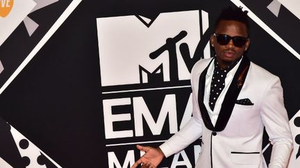 Le chanteur tanzanien Diamond Platnumz lors des MTV Europe Music Awards à Milan, le 25 octobre 2015. (GIUSEPPE CACACE / AFP)