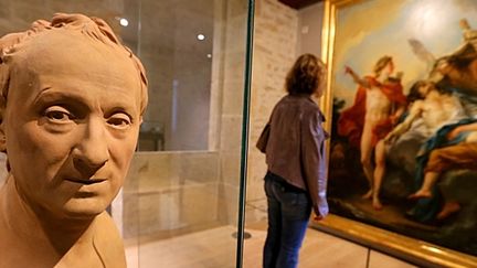 Une salle de la Maison des Lumières consacrée à Denis Diderot, Langres
 (FRANCOIS NASCIMBENI / AFP)