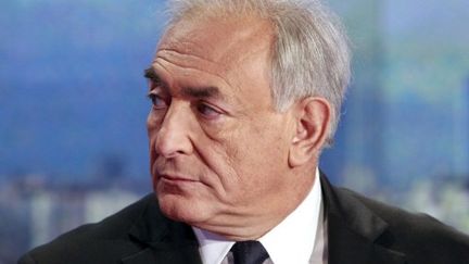 Dominique Strauss-Kahn, au 20h de TF1, le 18 septembre 2011 (AFP/POOL/FRANCIS GUILLOT)