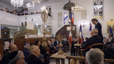 L'intérieur de la synagogue de Toulouse, dans le documentaire "Chronique d'un antisémitisme d'aujourd'hui". (MAYANE QUARK)