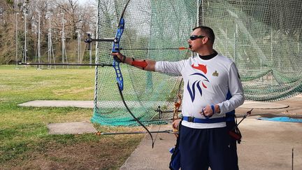 Après un grave accident lors d'un exercice de l'OTAN en 2015 qui lui laisse de lourdes séquelles, Franck fait de ces&nbsp;Invictus Games une étape importante dans sa reconstruction physique et psychologique.&nbsp; (JEROME VAL / RADIO FRANCE)