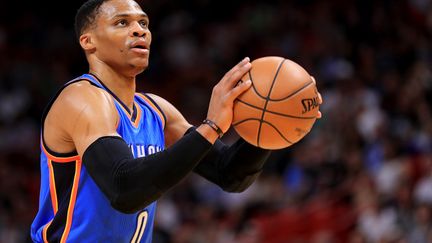 Russel Westbrook a encore été phénoménal. (MIKE EHRMANN / GETTY IMAGES NORTH AMERICA)