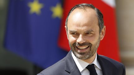 Le Premier ministre Edouard Philippe à la sortie du Conseil des ministres, à l'Elysée, le 31 mai 2017.
 (PATRICK KOVARIK / AFP)