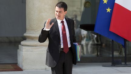 Le Premier ministre, Manuel Valls, le 30 juillet 2014 &agrave; Paris. (KENZO TRIBOUILLARD / AFP)