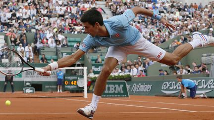 Novak Djokovic a perdu son premier set du tournoi (PATRICK KOVARIK / AFP)