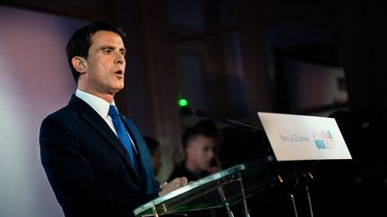 Manuel Valls, à Paris, le 22 janvier 2017. (SIMON GUILLEMIN / HANS LUCAS)