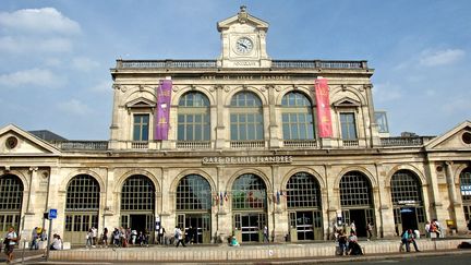 La gare de Lille Flandres, dans le Nord, le 13 septembre 2017. (MAXPPP)