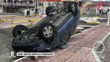 Les conséquences du passage d'Irma sur l'île de Saint-Martin (France 2)