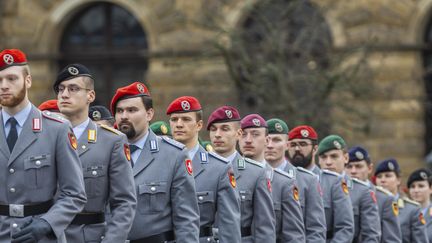 Des soldats de l'armée allemande, le 15 février 2024. (imageBROKER/Sylvio Dittrich)