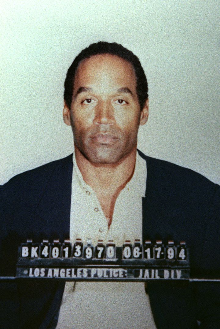 O.J. Simpson, pris en photo par la police le 17 juin 1994 à Los Angeles, en Californie. (AFP / LOS ANGELES POLICE DEPARTMENT)