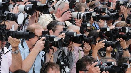 Foule de photographes pendant la présentation du Jury
 (LOIC VENANCE / AFP)