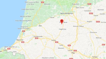 La ville d'Audignon dans les Landes.&nbsp; (GOOGLE MAPS)