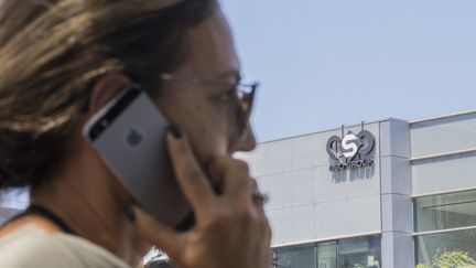 Le logiciel espion a été créé par le groupe israélien NSO "Pegasus", basé à Herzliya, près de Tel Aviv. (JACK GUEZ / AFP)