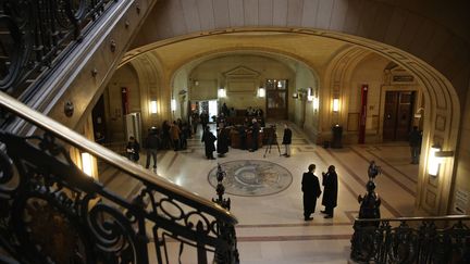 La salle des pas perdus du tribunal de grande instance de Paris, le 19 janvier 2015. (MAXPPP)