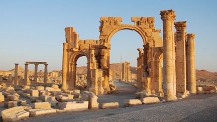 Sur le site antique de Palmyre (Syrie) classé au Patrimoine mondial de l'Unesco. Photo prise en 2009.
 (Chris Melzer / DPA / dpa Picture-Alliance/AFP)