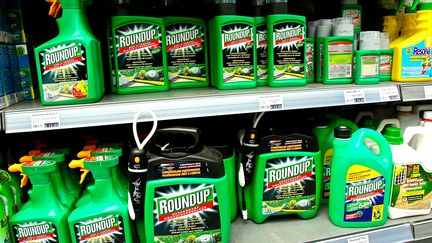 L'herbicide&nbsp;glyphosate est commercialisé par le géant de l'agroalimentaire Monsanto sous la marque "Roundup" (SEBASTIEN JARRY / MAXPPP)