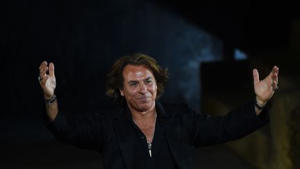 Le ténor français Roberto Alagna le 29 juillet 2015 à Orange. (BORIS HORVAT / AFP)