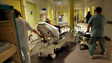 Les urgences de l'h&ocirc;pital Nord de Marseille, le 30 ao&ucirc;t 2012. (NICOLAS VALLAURI / MAXPPP / LA PROVENCE)