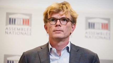 Marc Fesneau, président du groupe MoDem à l'Assemblée, en mai 2018. (THOMAS PADILLA / MAXPPP)