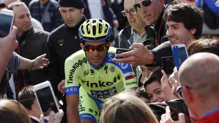 Alberto Contador sera l'un des favoris du Giro 2015  (QUIQUE GARCIA / AFP)