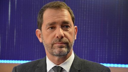 Christophe Castaner, ministre de l'Intérieur, invité sur&nbsp;franceinfo, le 26 avril 2017. (JEAN-CHRISTOPHE BOURDILLAT / FRANCE-INFO)