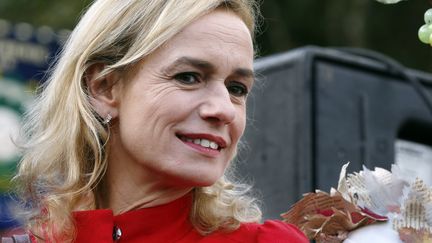 Sandrine Bonnaire, à la Fête de la vigne à Montmartre. Paris le 11 octobre 2014.&nbsp; (FRANCOIS GUILLOT / AFP)