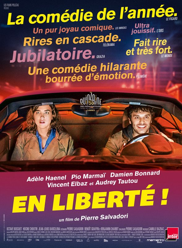 L'affiche (un peu chargée) de "En liberté !"
 (DR)