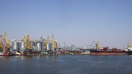 Le port d'Odessa, le 19 août 2022. (MANUEL DE ALMEIDA / LUSA / MAXPPP)