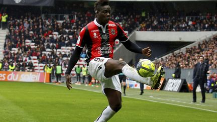 Mario Balotelli en mars 2018 sous les couleurs de Nice.&nbsp; (JEAN FRAN?OIS OTTONELLO / MAXPPP)