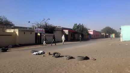 Une rue d'El-Geneina, dans le Darfour-Ouest, au Soudan, le 20 janvier 2020.&nbsp; (AFP)