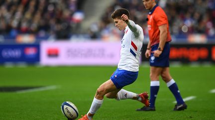 Fabien Galthié a maintenu sa confiance en Matthieu Jalibert pour affronter l'Angleterre (CHRISTOPHE ARCHAMBAULT / AFP)