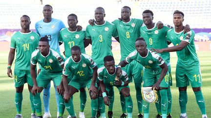 L'équipe du Sénégal au stade du Caire le 30 juin 2019 (JAVIER SORIANO / AFP)