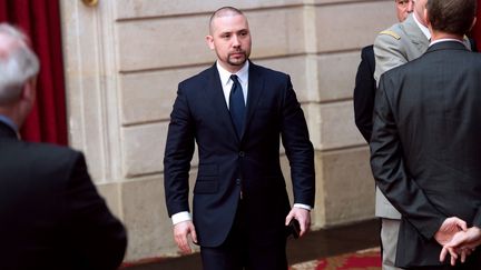 Christian Gravel arrive &agrave; une r&eacute;union &agrave; l'Elys&eacute;e, le 29 avril 2013, &agrave; Paris. (BERTRAND LANGLOIS / AFP)