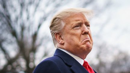 Le président américain Donald Trump à la Maison Blanche à Washington (Etats-Unis), le 22 mars 2019. (MANDEL NGAN / AFP)